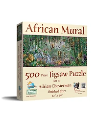 SunsOut African Mural 500 piece Jigsaw Puzzle for Adults