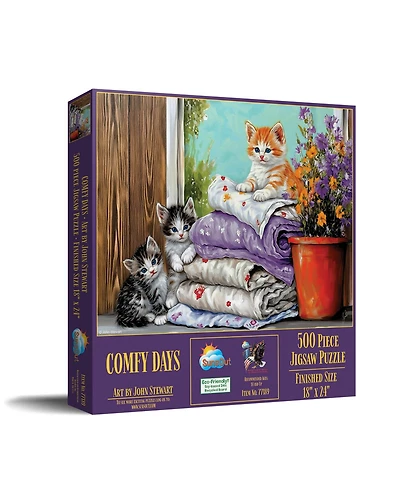 SunsOut Comfy Days 500 piece Jigsaw Puzzle for Adults