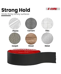 5 Core Gaffers Tape 2" 30 Yards 4Pcs No Residue Water Resistant Matte Heavy Duty