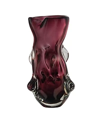 Danya B Sylvan Nodular Glass Grape Purple Tabletop Vase