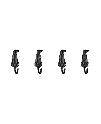 Danya B 4 Piece Dog Wagging Tail Decorative Wall Hook Set