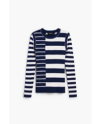 Desigual Women's Ribbed striped sweater