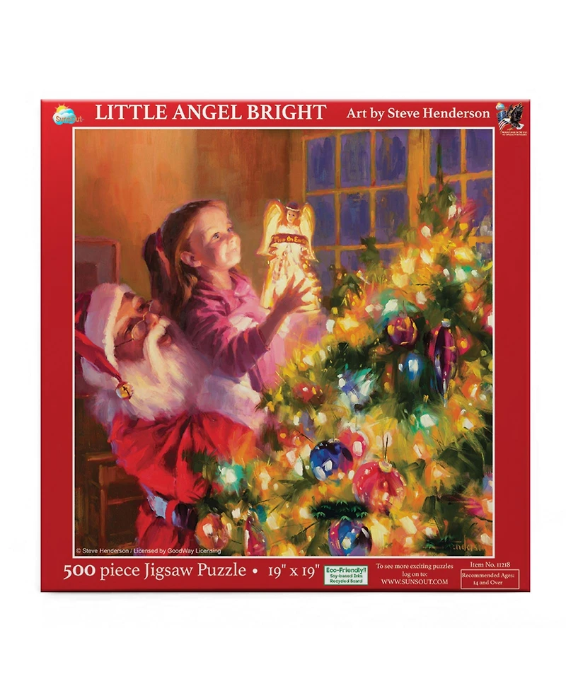 SunsOut Little Angels Bright 500 piece Jigsaw Puzzle for Adults Christmas