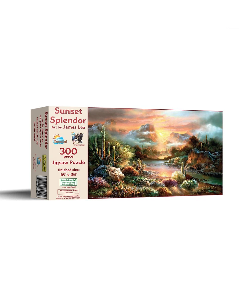 SunsOut Sunset Splendor 300 piece Jigsaw Puzzle for Adults