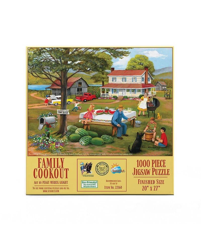 SunsOut Family Cookout 1000 piece Jigsaw Puzzle for Adults