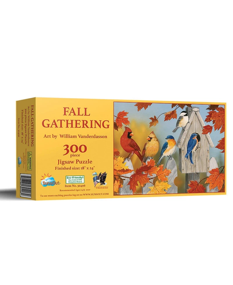 SunsOut Fall Gathering 300 piece Jigsaw Puzzle for Adults