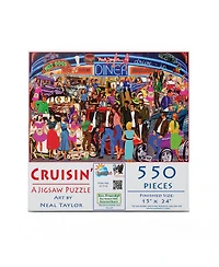 SunsOut Cruisin 550 piece Jigsaw Puzzle for Adults