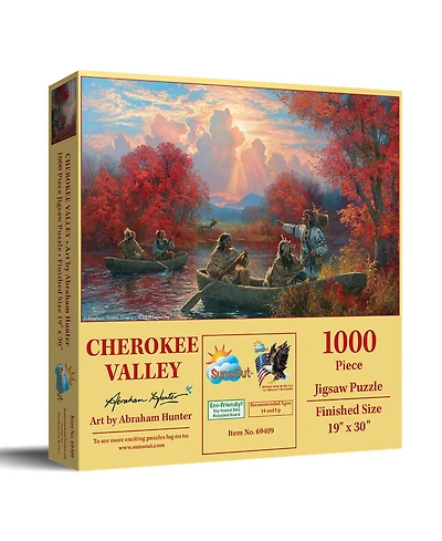 SunsOut Cherokee Valley 1000 piece Jigsaw Puzzle for Adults