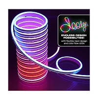 Monster Cable Rgb+Ic Flexible Neon Outdoor Led Smart Light Strip – 16.4 Ft