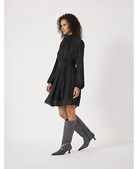 Hush Women's Diamante Gathered Neck Mini Dress