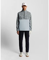 Lyle & Scott Men's Golf Printed Half Zip Windjammer Jacket