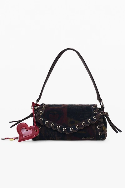 Desigual Women's Medium graffiti lips bag