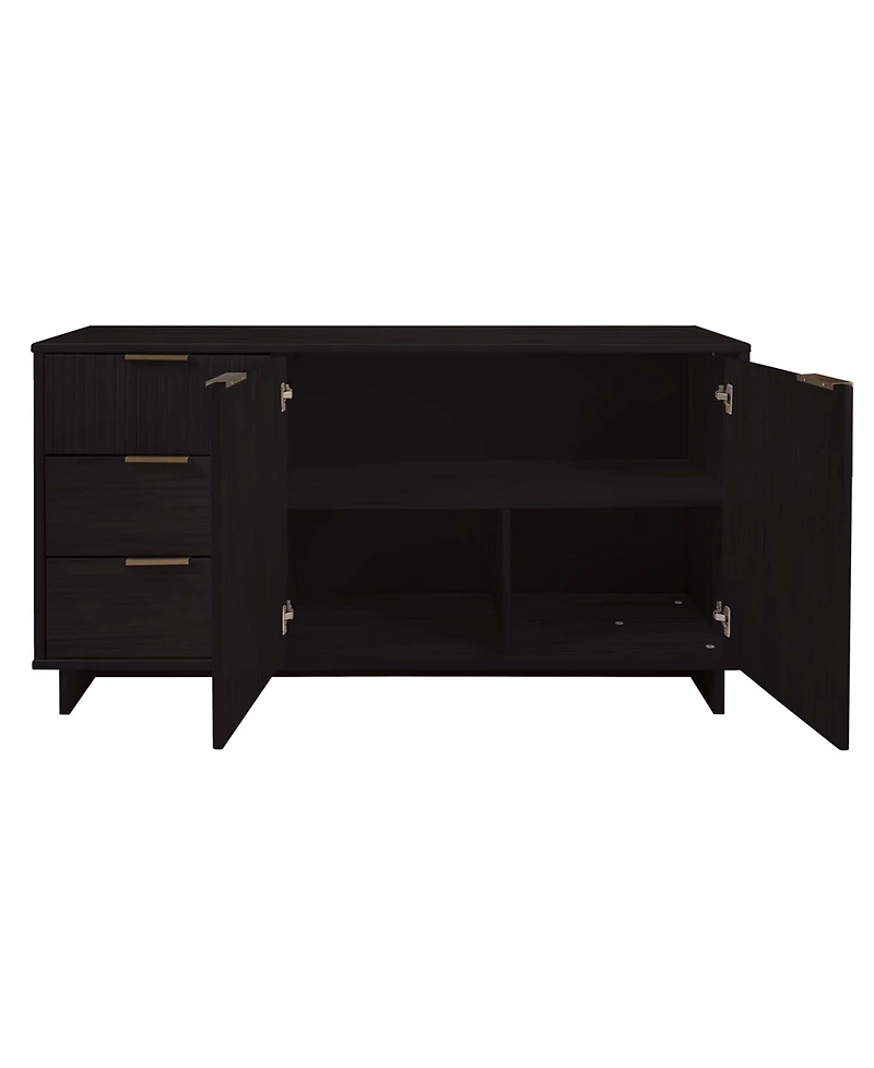 Manhattan Comfort Granville 55" Solid Wood Sideboard