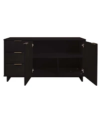 Manhattan Comfort Granville 55" Solid Wood Sideboard