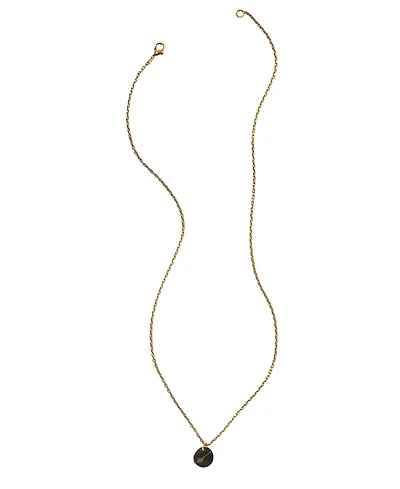 Uncommon Goods Emilie Shapiro Kintsugi Sterling Silver 14k Gold Pendant Necklace