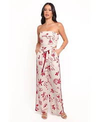 Petal and Pup Women's Malta Pant - Red