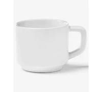 The Cellar Whiteware Espresso Cups, Set of 4, Service For 4