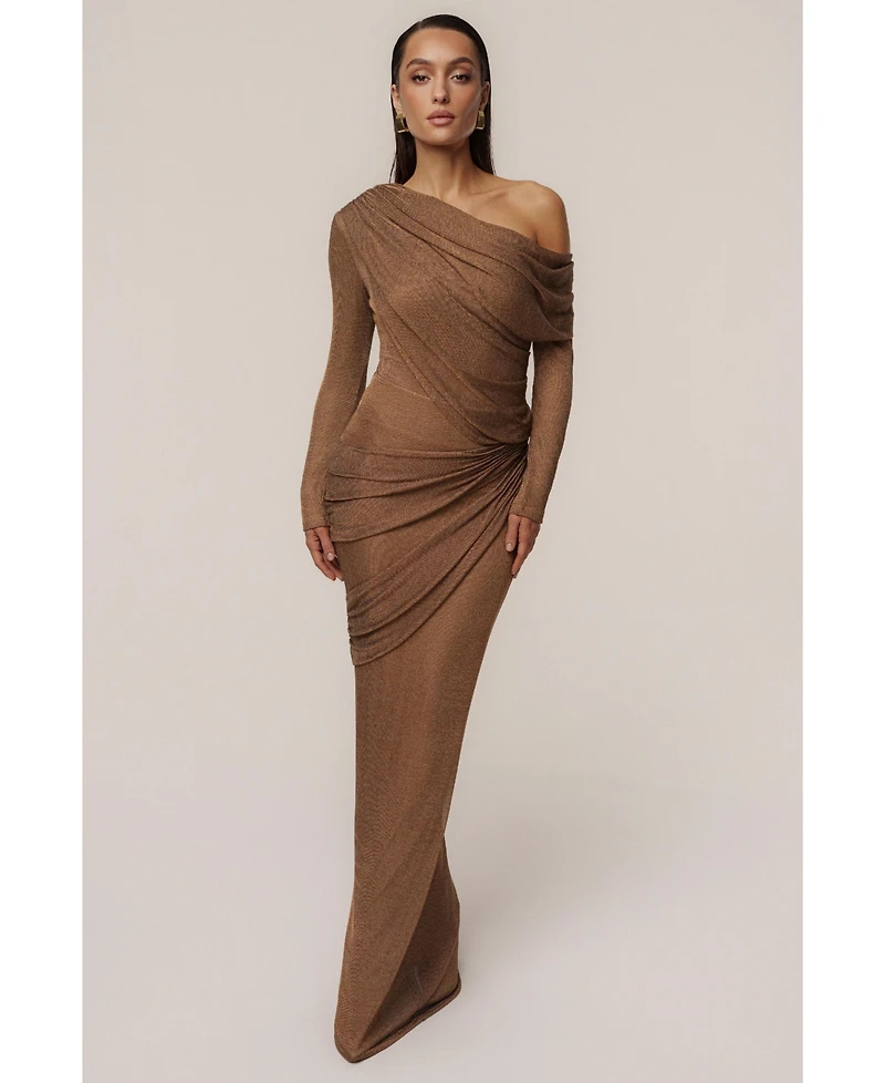 Jluxlabel Women's Opulent Metallic Bodysuit