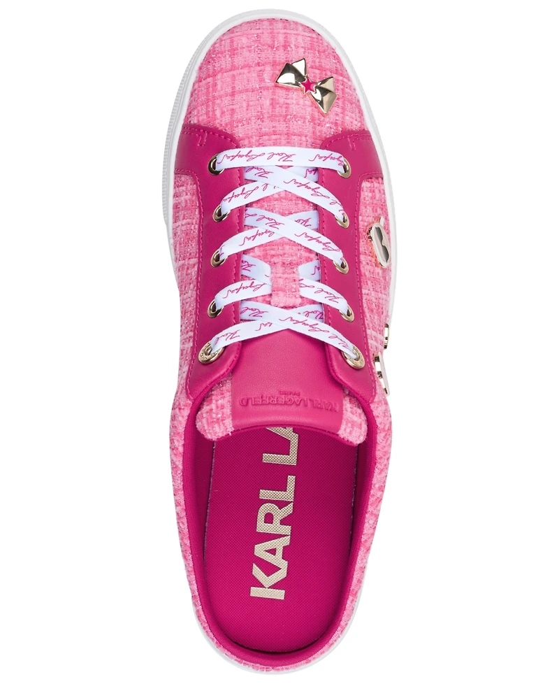 Karl Lagerfeld Paris Women's Cambria Macaron Slip-On Sneaker Mules