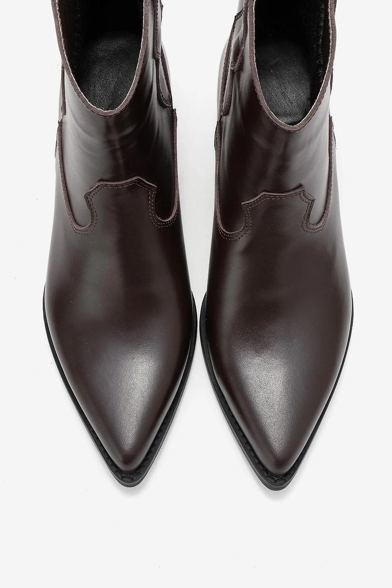 Forever & Always Shoes Women's Elia Leather Western Boot