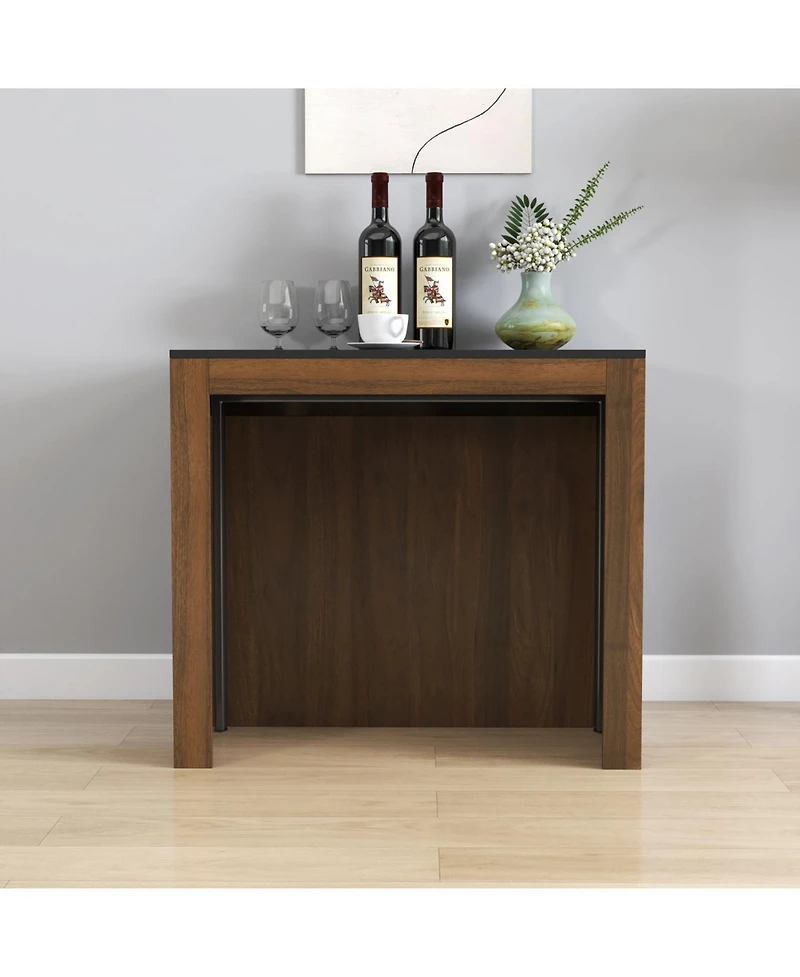 Streamdale Furniture Extendable Dining Table with Outlet & Storage