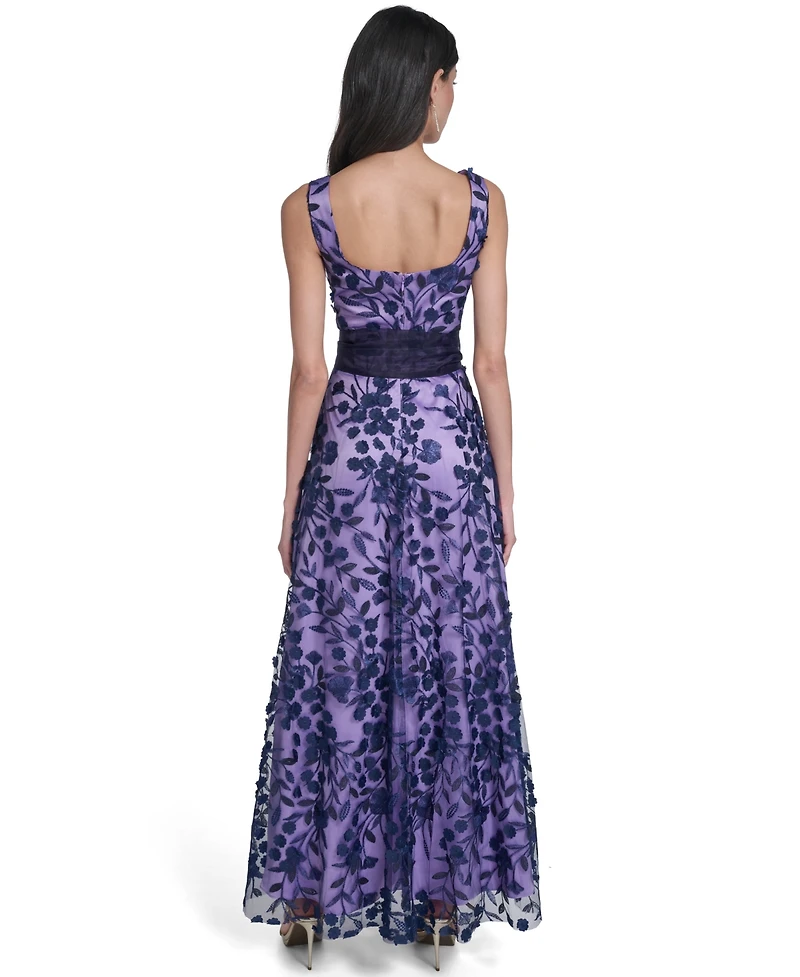 Eliza J Women's Square Neck Ball Gown