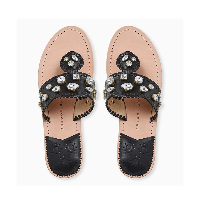 Jack Rogers Jacks Flat Jeweled Sandal