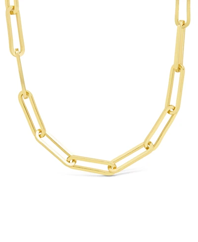 Sterling Forever Paperclip Chain Necklace