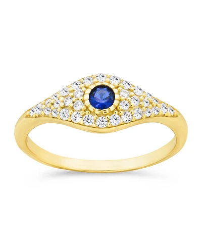 Sterling Forever Mozzie Evil Eye Ring