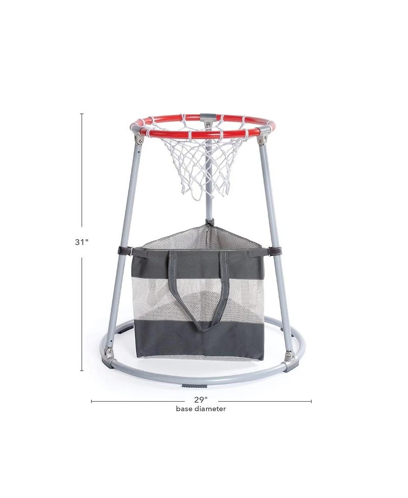 Kaplan Early Learning Toddler Basketball Hoop with Storage Bag