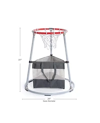 Kaplan Early Learning Toddler Basketball Hoop with Storage Bag
