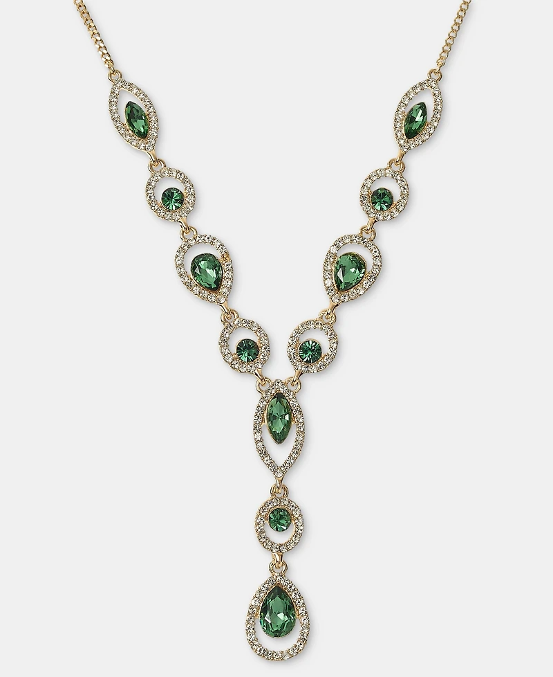 Givenchy Crystal 16" Lariat Necklace