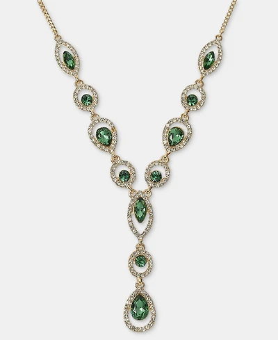 Givenchy Crystal 16" Lariat Necklace