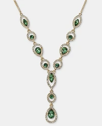 Givenchy Crystal 16" Lariat Necklace