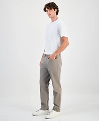 Alfani Men's Five-Pocket Straight-Fit Twill Pants, Created for Macy's