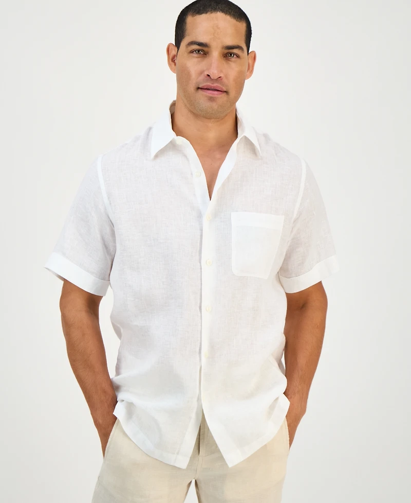 Club Room Men's 100% Linen Shirt