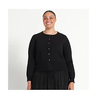Estelle Plus Jasmine Fitted Knit Cardigan