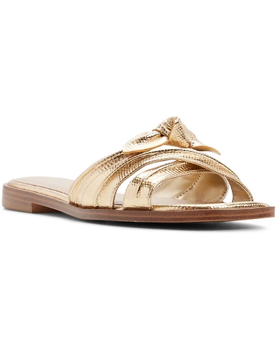 Aldo Women's Sunbeam Square Toe Flat Sandals