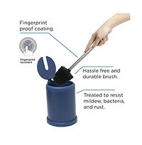 Cameo Toilet Bowl Cleaning Brush, Self-Closing Lid, Fingerprint-Proof