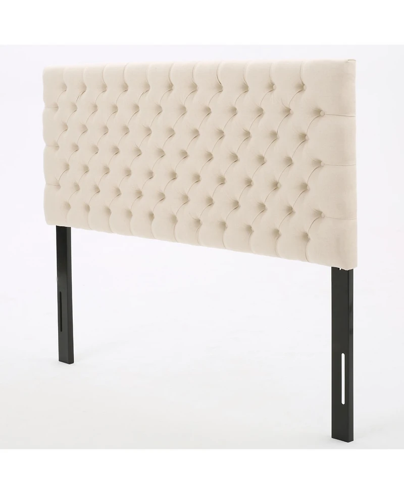 Streamdale Furniture Bierman Headboard Contemporary Style, Plush Upholstery