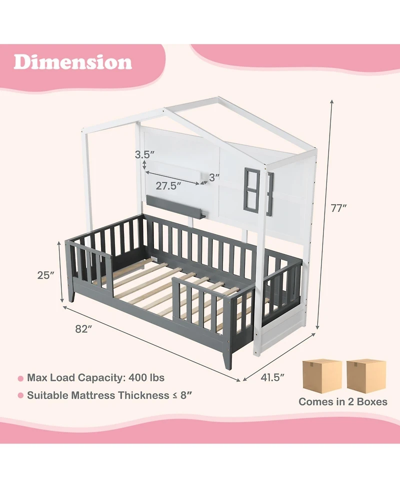 Costway 2PCS Outdoor Beach Lounge Chair Folding Chaise Lounge with Pillow