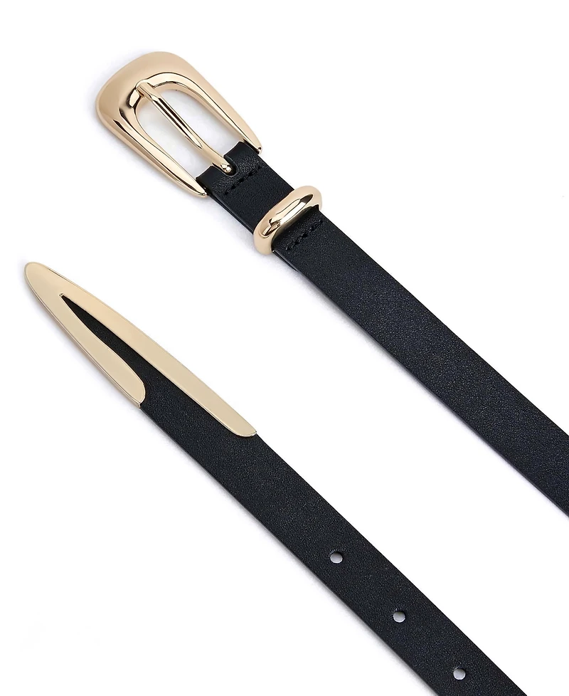 Ettika Modern Saddle Leather Belt