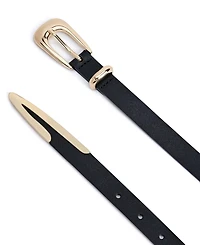 Ettika Modern Saddle Leather Belt