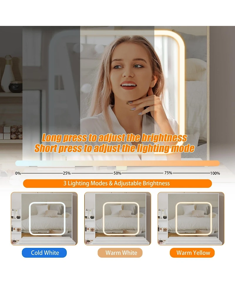 gaomon 4 Drawer Bedroom Dresser with Electrical Outlet, Storage Cabinet