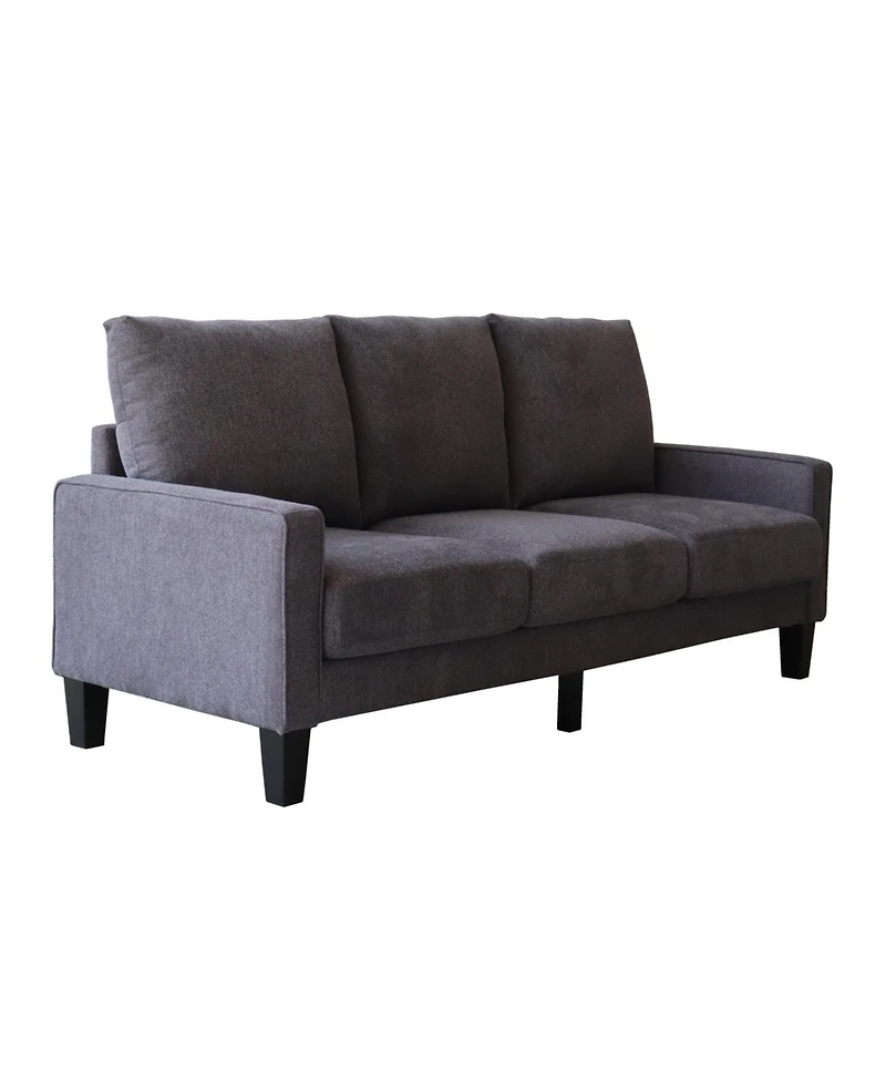 Streamdale Furniture Modern Living Room Furniture Sofa In Dark Fabric