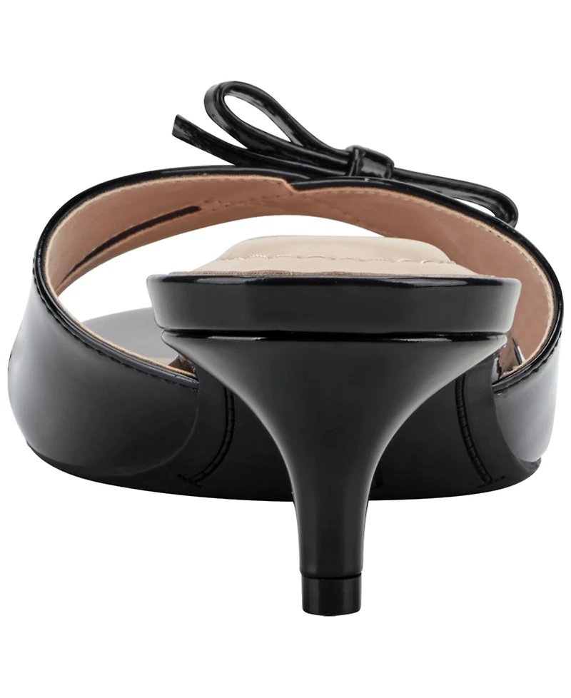 Bandolino Women's Rissie Bow Slip-On Dress Sandals