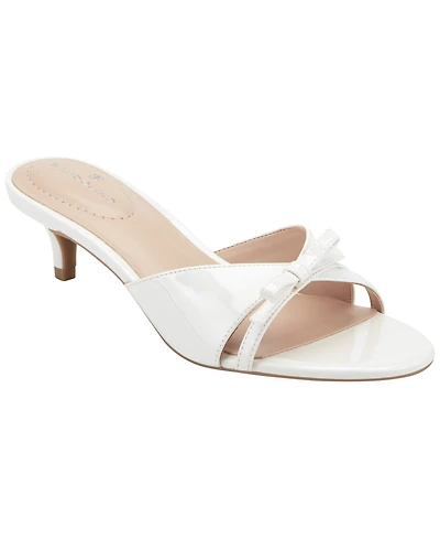 Bandolino Women's Rissie Bow Slip-On Dress Sandals