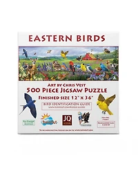 SunsOut Eastern Birds 500 piece Jigsaw Puzzle for Adults Easter