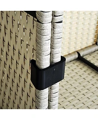 Outsunny Furniture Clips, Outdoor Sectional Couch Connectors, Set of 10