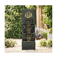 SunJet 39.3"H Modern Outdoor Fountain